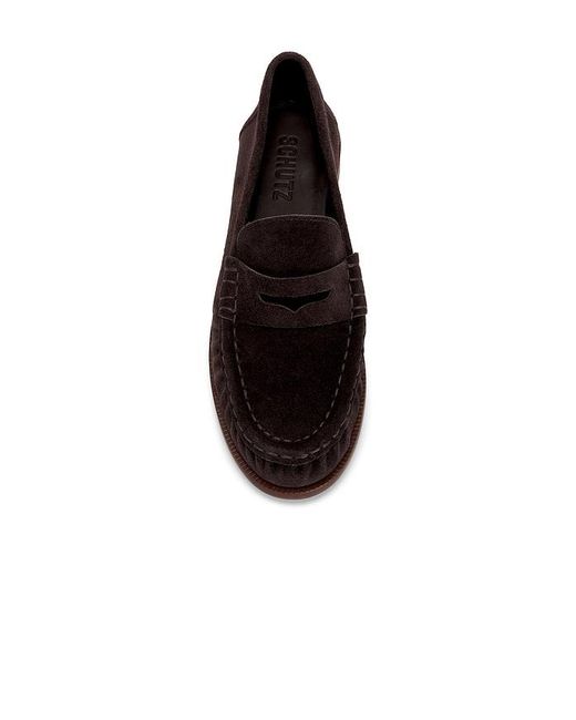 SCHUTZ SHOES Brown Tyche Loafer