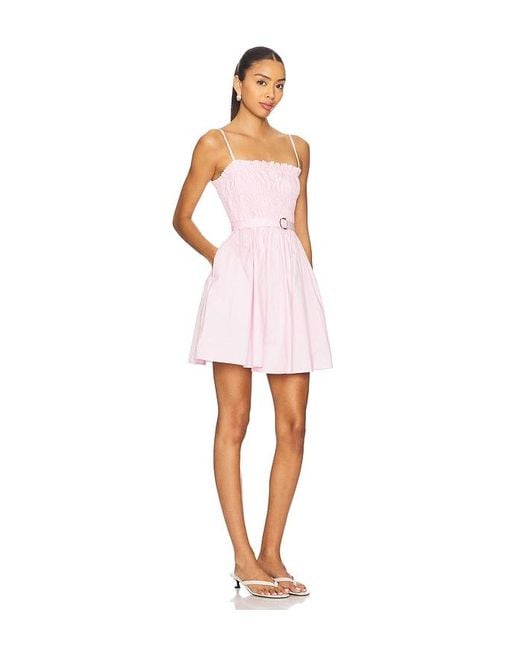 Karina Grimaldi White Panama Solid Mini Dress