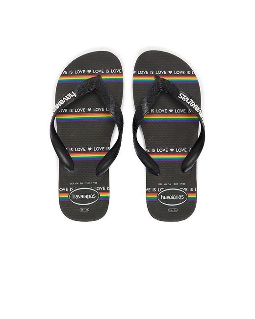 Havaianas Black Top Pride Sandal