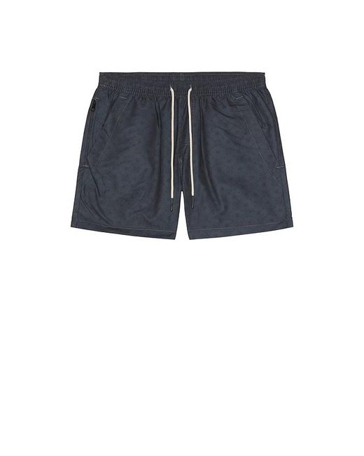 Oas Blue Mosaico Swim Shorts for men