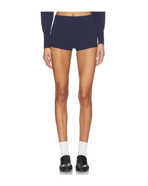 superdown Blue Jayella Knit Short