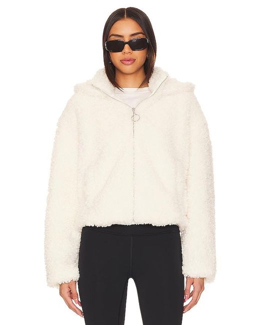 WeWoreWhat White Curly Sherpa Jacket