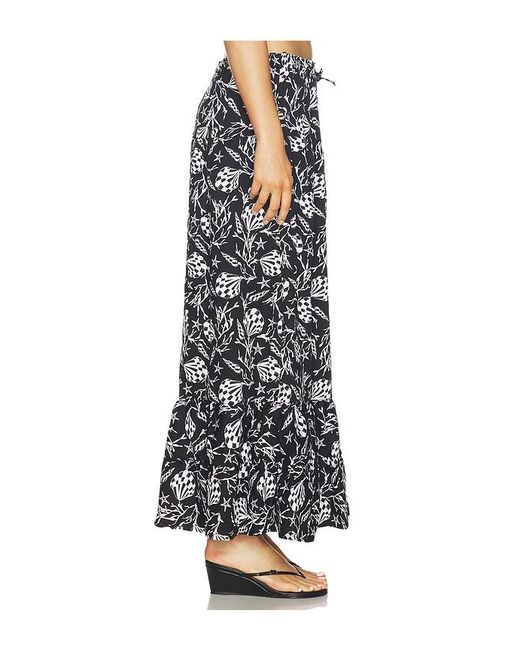 Peixoto Black Riley Maxi Skirt