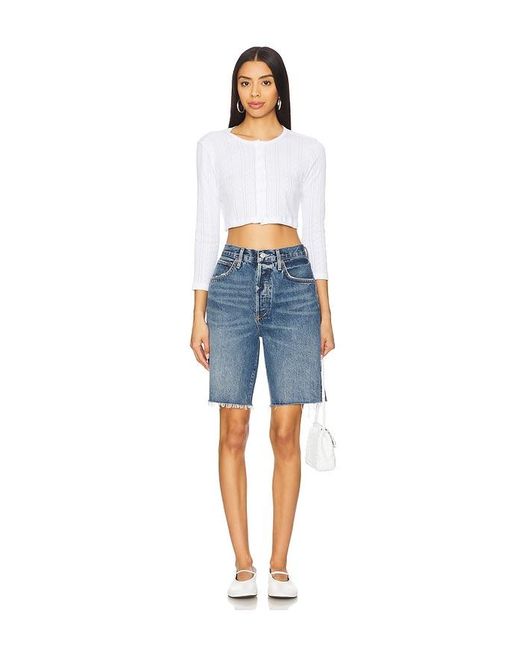 Agolde Blue 90's Short