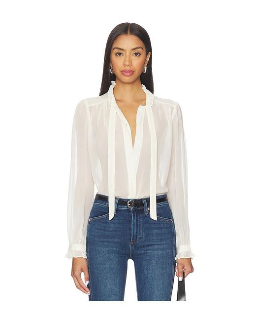 PAIGE Blue Bluse Leya