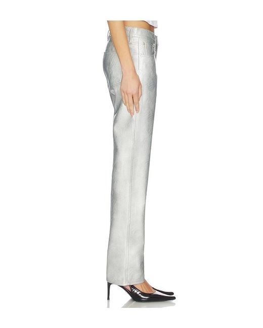 Agolde Metallic Low Rise Slim Pants