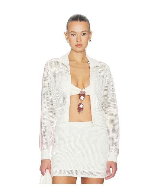 LSPACE White Heart Stopper Sweater