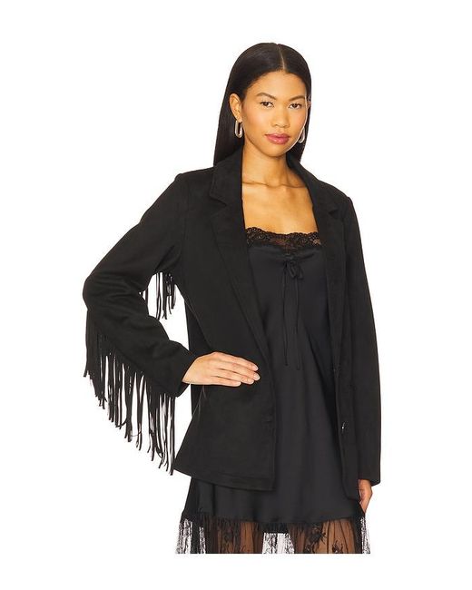 Show Me Your Mumu Black Sierra Fringe Jacket