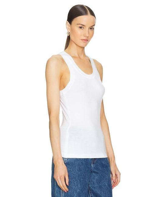 Norma Kamali Blue Racer Tee
