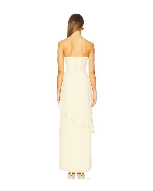 Amanda Uprichard Metallic Magnolia Dress