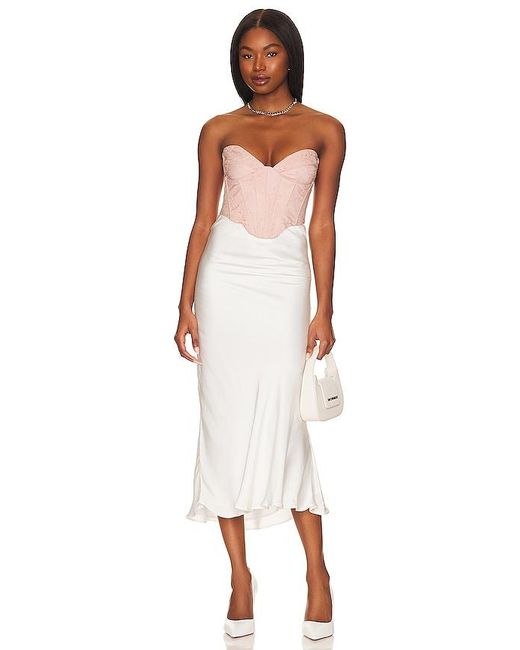 Bardot White Ellie Lace Corset Top