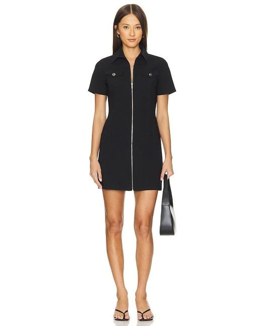 Amanda Uprichard Black Bianca Dress