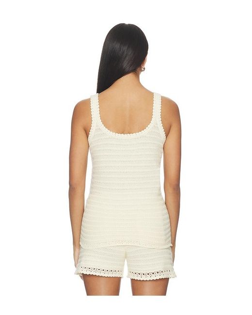 HATCH White The Cecilia Tank Top