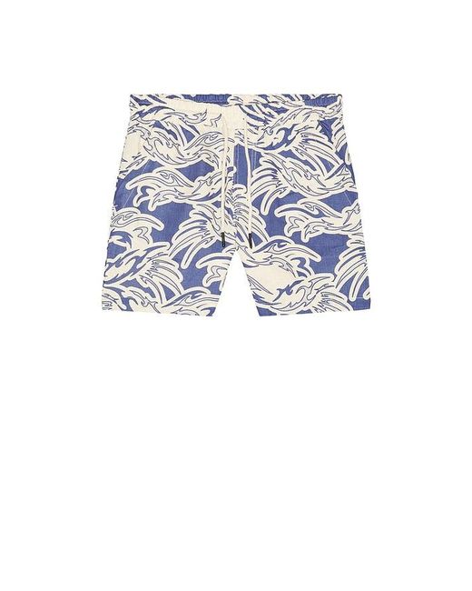 Oas Blue Porto Shorts for men