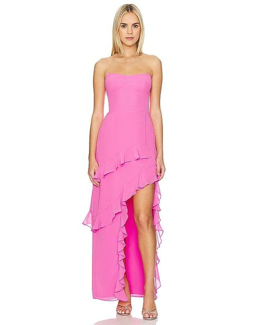 Amanda Uprichard Pink Magnolia Dress