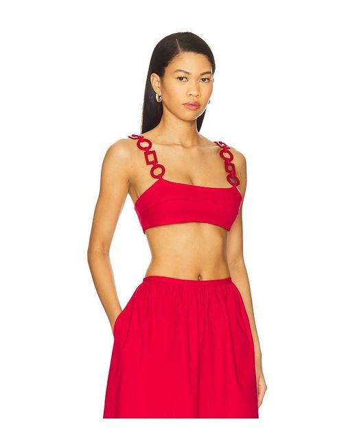 SAUDADE Red Charm Top