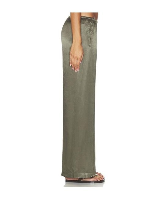 Bobi Green Wide Leg Pants