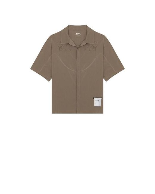 Satisfy Multicolor Peaceshell River Shirt Short Sleeves for men