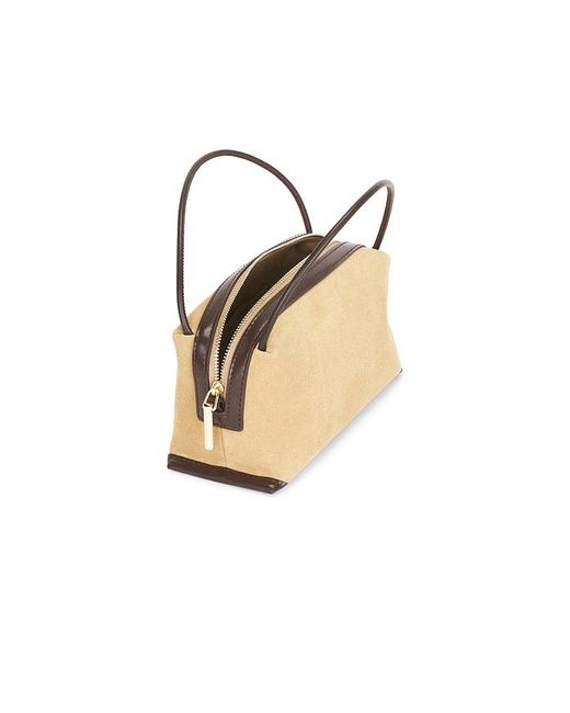 VERAFIED Natural Suede Cafe Mini Bag