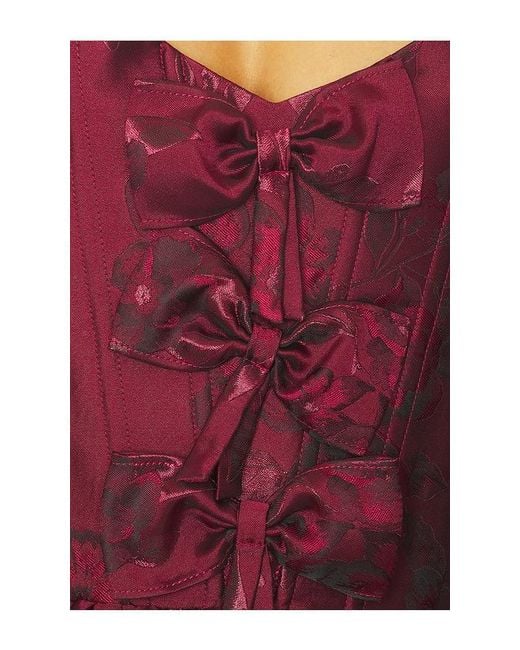 V. Chapman Red Vida Gown