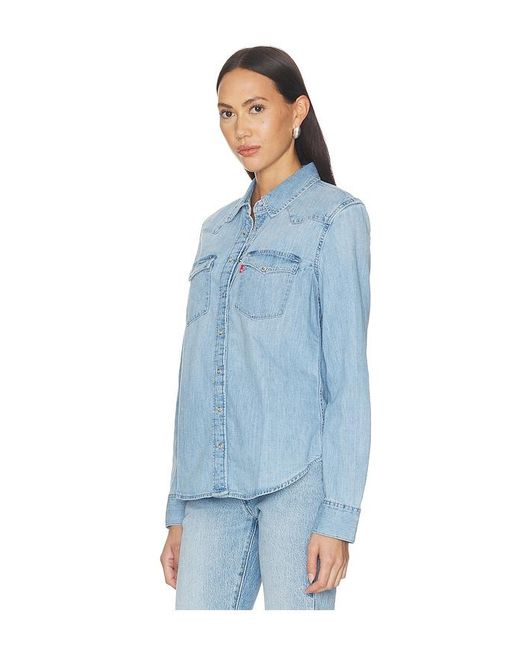 Levi's Blue Heritage Western Denim Shirt