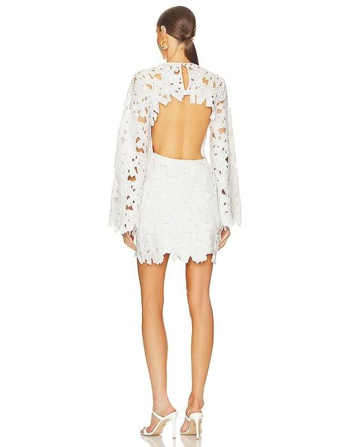 Rococo Sand White Celia Short Dress