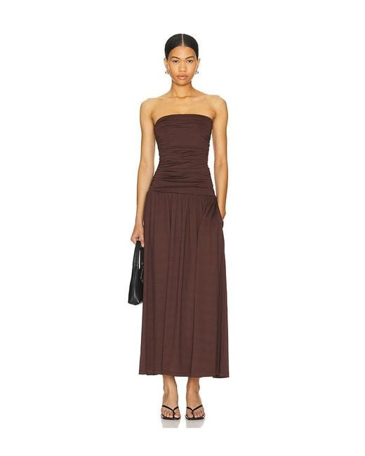 Nia Brown Santal Dress
