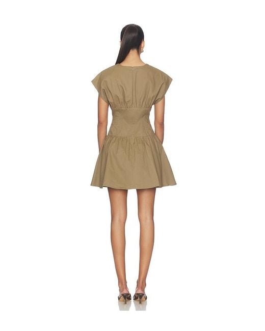 Line & Dot Natural Hamish Mini Dress