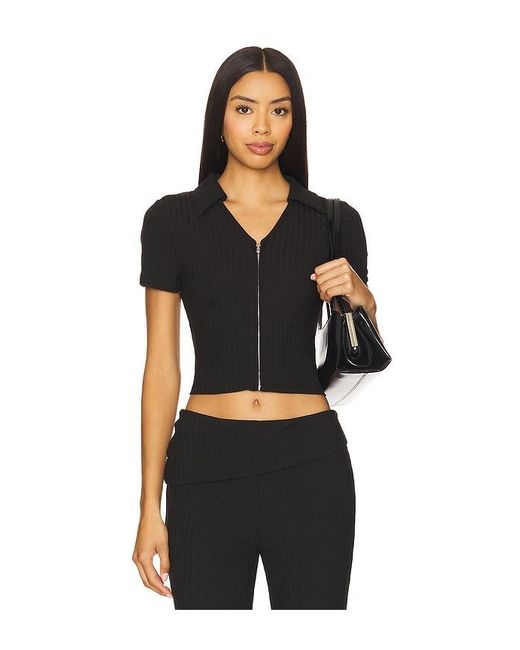 Lovers + Friends Black Zoey Top