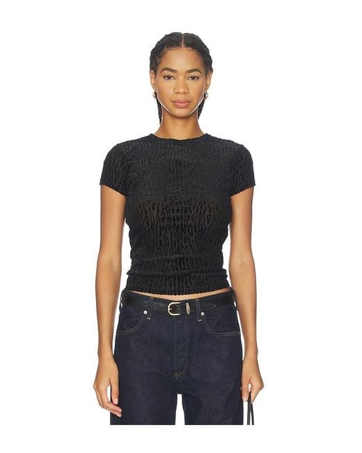 PAIGE Black Eisa Tee