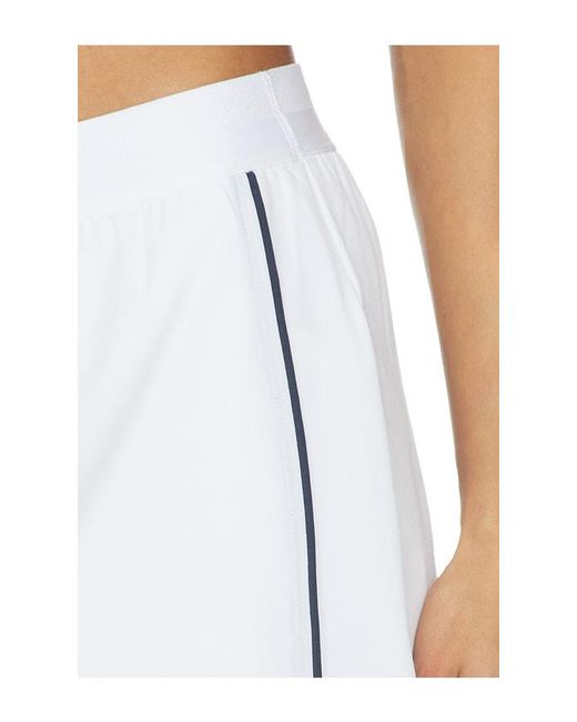 Varley White Anaya Mid Rise Skort