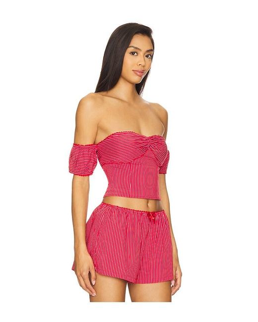 MORE TO COME Mazzie トップ Red