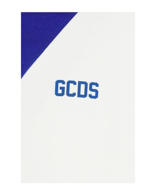 Gcds Blue Color Block Track Jacket