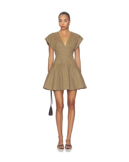 Line & Dot Natural Hamish Mini Dress