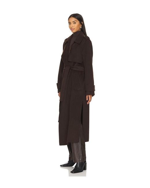 Lamarque Black Margaret Coat