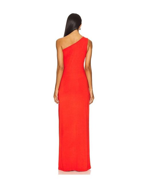 Seafolly Red Jersey One Shoulder Dress