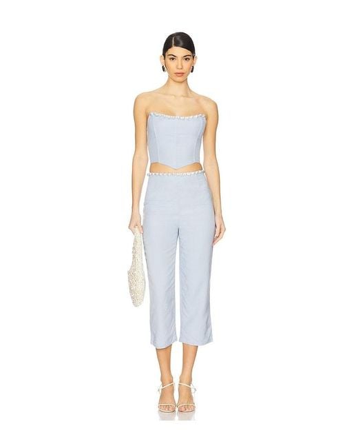 La Porte Blue Jane Pearl Capri