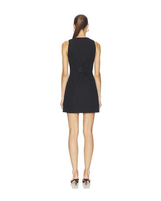 ALIGNE Black Leah Linen Mix Dress