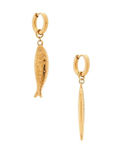 Casa Clara Metallic Rosetta Earrings