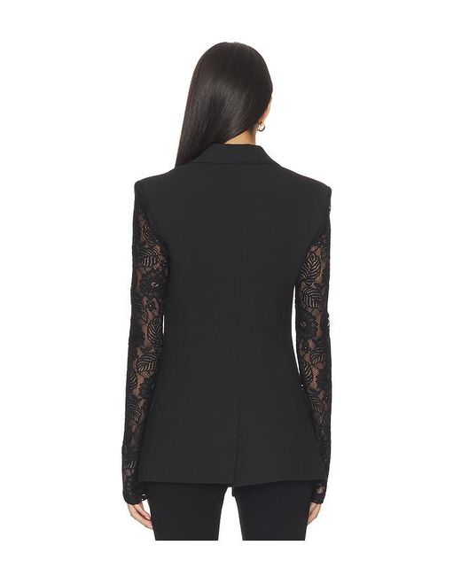 Smythe Black Lace Sleeve Not A Db Blazer