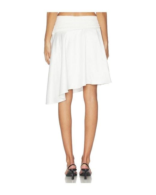 MAJORELLE White Celeste Skirt