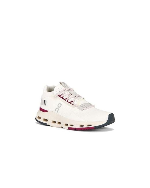 On Shoes White Cloudnova 2 Sneaker