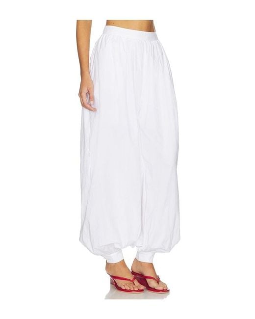 ROTATE BIRGER CHRISTENSEN White Balloon Pleated Pants