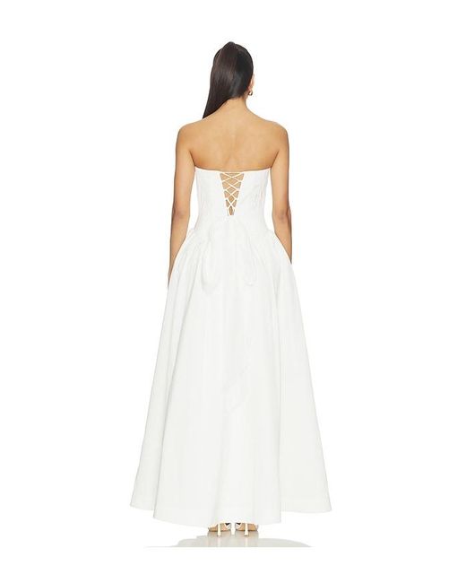 V. Chapman White Clara Dress