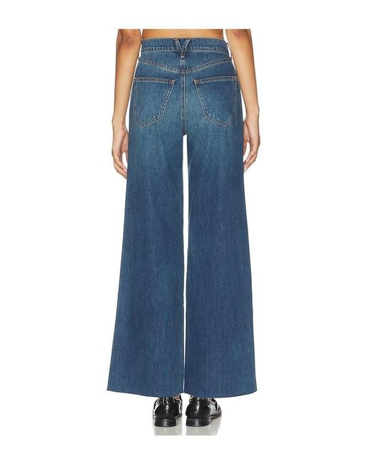 Veronica Beard Blue Taylor Cropped Wide Leg