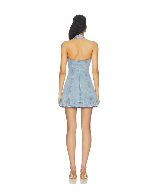 retroféte Blue Vivara Denim Dress