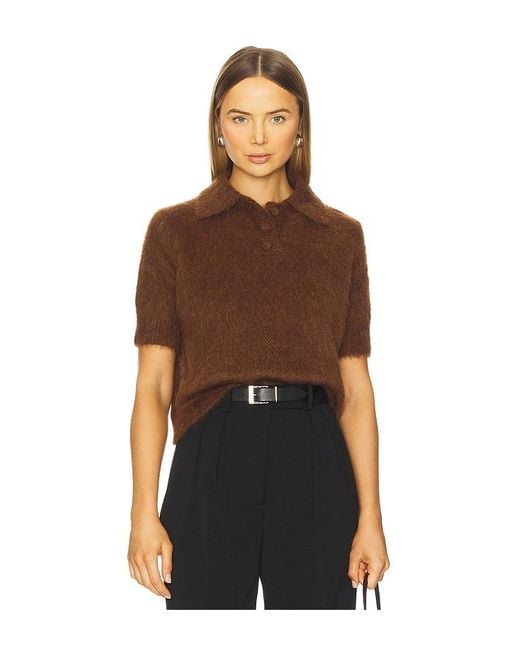 A.L.C. Brown Gio Top