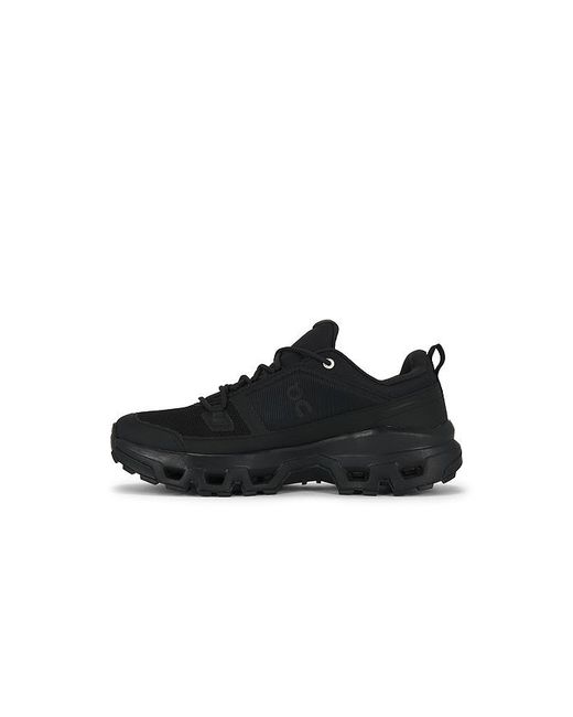 On Shoes Black Cloudrock Low Wp for men
