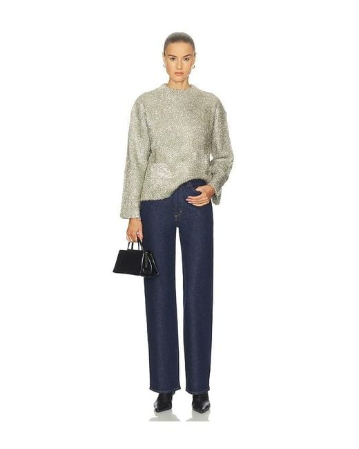 Simon Miller Natural Cher Tinsel Knit Sweater