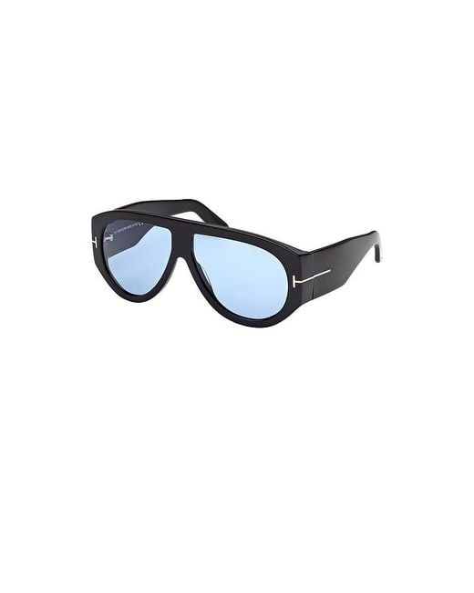 Tom Ford Blue Pilot Sunglasses